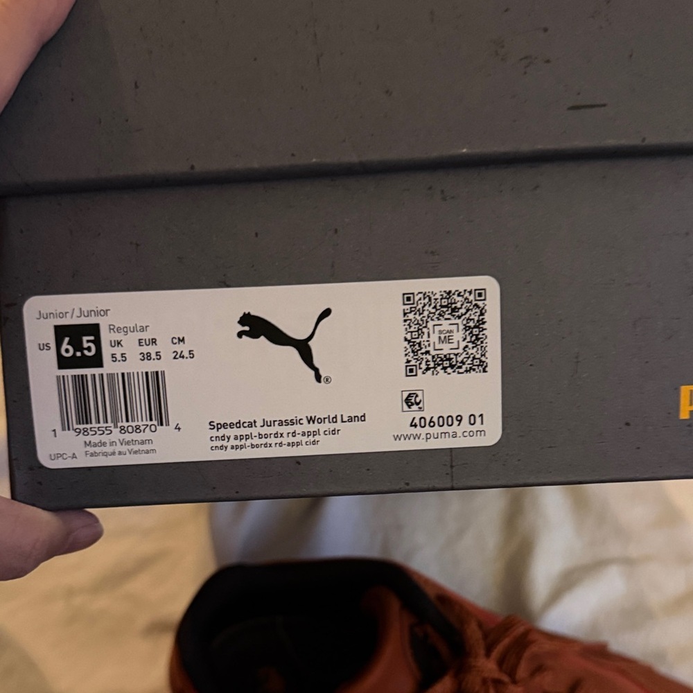 Puma Speedcat Jurassic World Land Sneakers size 6.5.